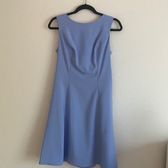 AGB Women’s Solid Fit and Flare Dress - Picture 1 of 3